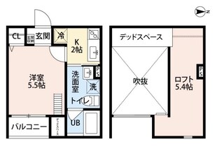 サングレイス花園の物件間取画像